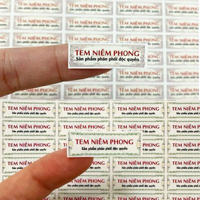 Tem niêm phong sản phẩm decal chất lượng